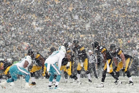 Los fanáticos de los Dolphins ya no hablan de la controversia Incognito/Martin, ni si Ireland o Philbin estarán con el equipo en el 2014, sino que pasan horas calculando… ¡porque tenemos chance de ir a los playoffs! Al principio de la temporada, y sobre todo, después de perder -casi deshonrosamente- contra Tampa Bay y Buffalo, los comentarios sobre Miami eran negativos. Qué si las novatadas, qué si Tannenhill, qué si el running game, qué si la línea ofensiva, que si… qué se yo… Pero ahora, las cosas han cambiado y solo se mencionan las posibilidades que tenemos de jugar en enero. ¡Ay, bendito! Bueno, después de este encontronazo con los portadores de las terribles toallas amarillas, donde salimos vencedores … por media pulgada… 34-28, ya todo me parece posible. Arriba Tannenhill (20 de 33, para 200 yds); arriba Wake and Odrich; arriba Thomas (105 yds, un TD en 16 acarreos); arriba Clay con sus dos TD y arriba Philbin, que mantiene el invicto en la revisión de las jugadas (obtuvo el cambio de “incomplete pass” a TD de Hartline). ¡Arriba, Dolphins, seguimos cuesta arriba!