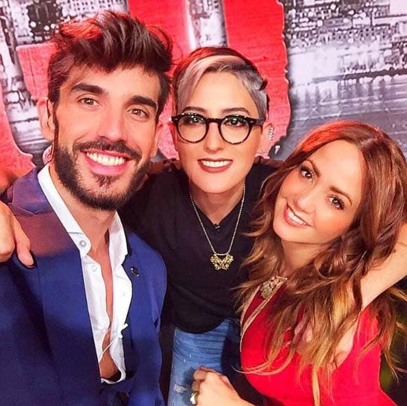 Pedro, Maca y Andrea se divierten muchísimo trabajando juntos.