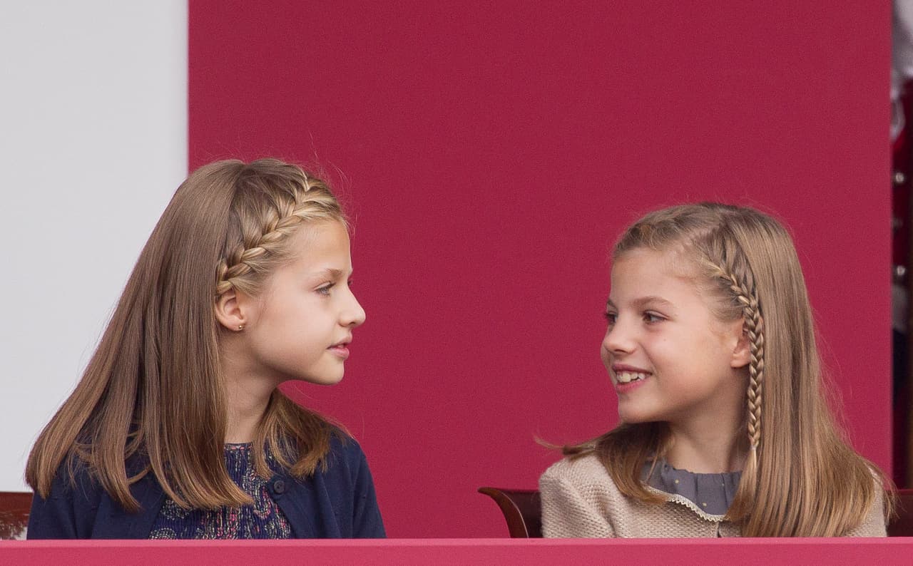 Se nota que entre las hermanitas hay muy buena relación.