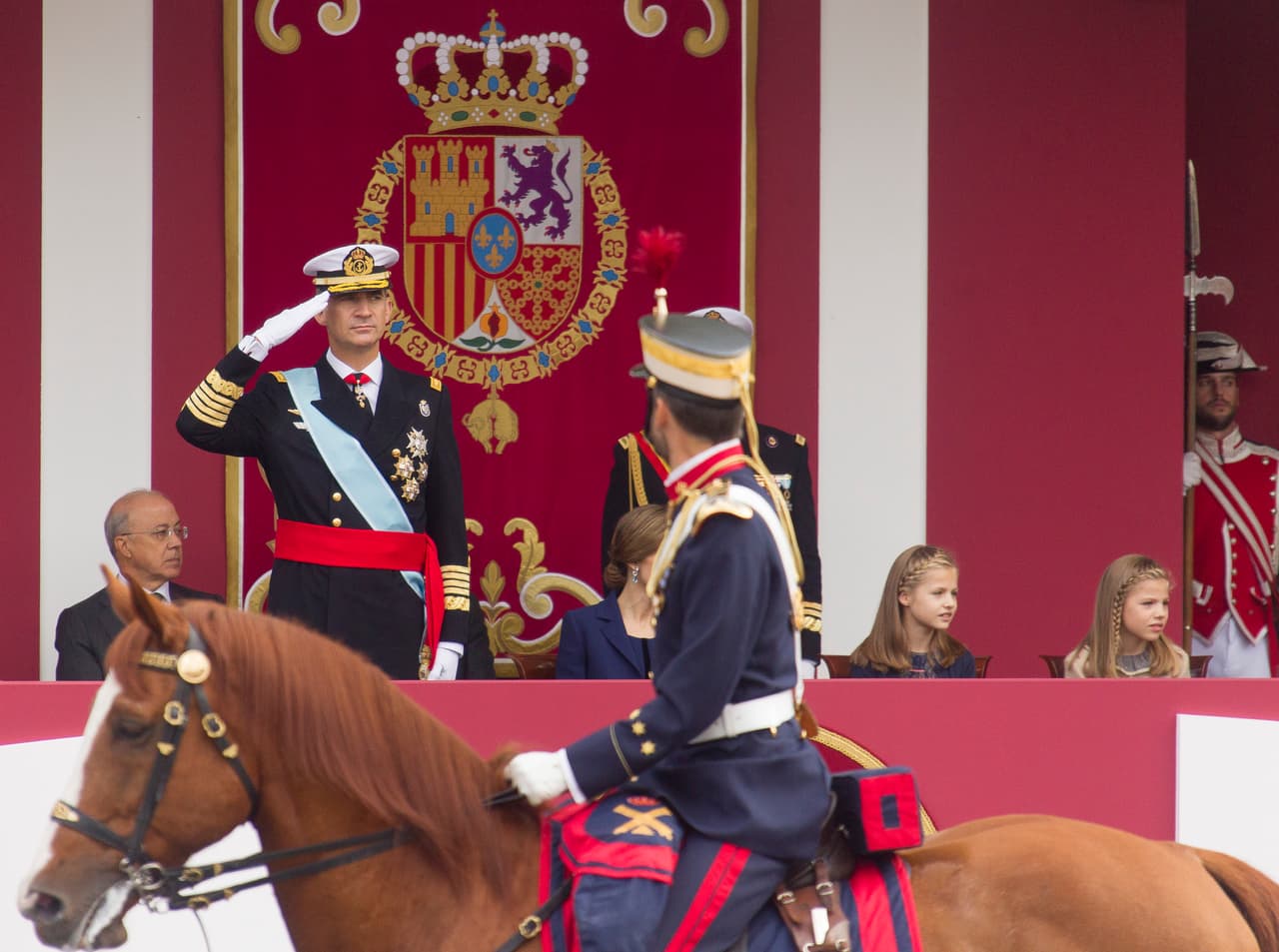 Las pequeñas de la familia estuvieron presentes.