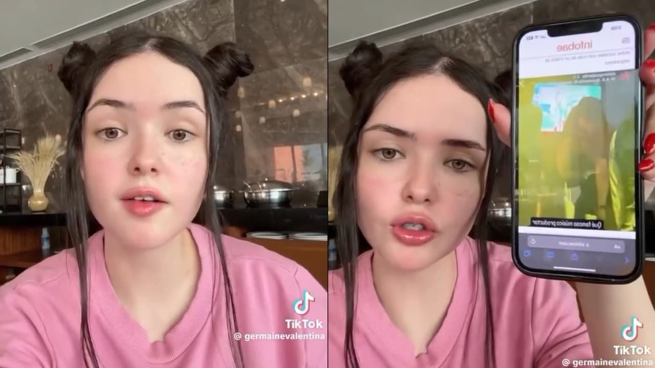 Germaine Valentina negó ser la mujer con la que supuestamente Cruz Martínez fue captado en un club nocturno.