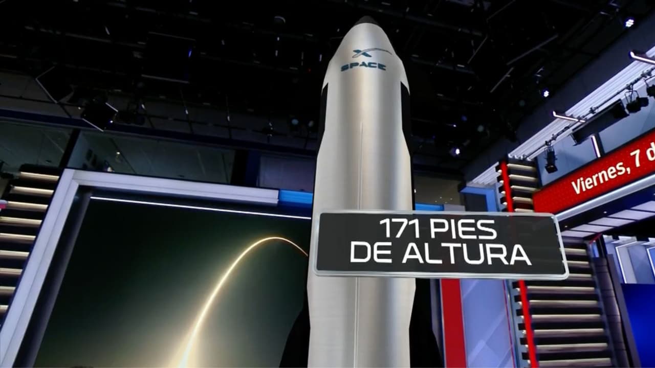 En realidad aumentada: así es Starship, el cohete de SpaceX que explotó durante un vuelo de prueba