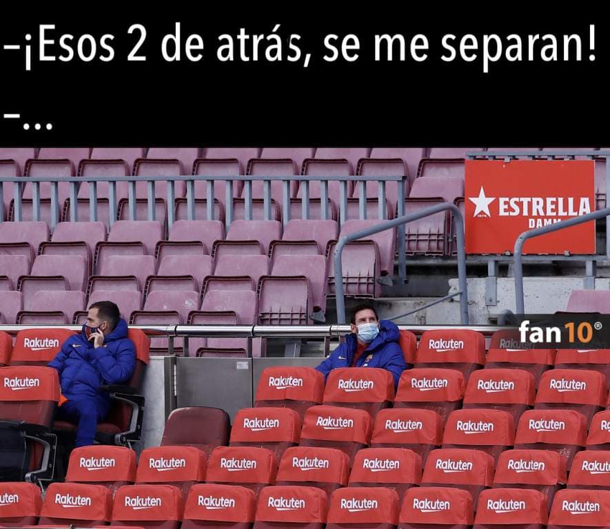 Los memes no perdonaron a Messi ni al Barcelona | Griezmann también terminó ‘raspado’ del cotorreo en redes sociales.