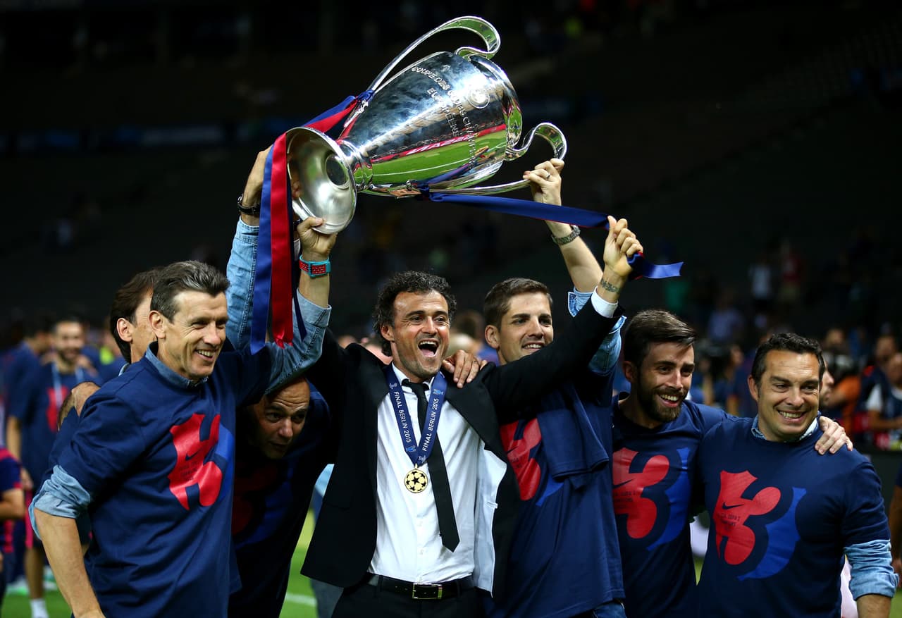 Sin duda, el gran título que ha logrado Luis Enrique como entrenador de Barcelona fue la Champions League en el 2015.