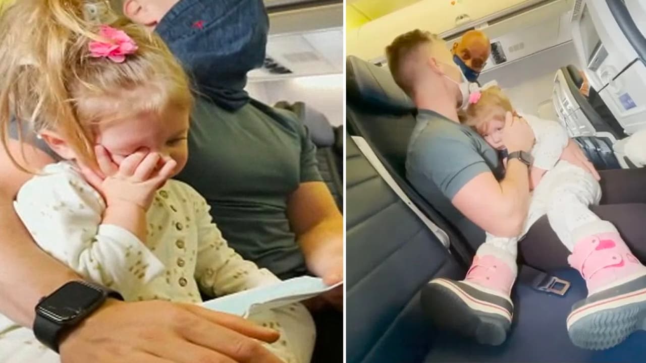 Familia denuncia que los bajaron de un vuelo a Nueva Jersey porque su niña de 2 años no quiso usar mascarilla