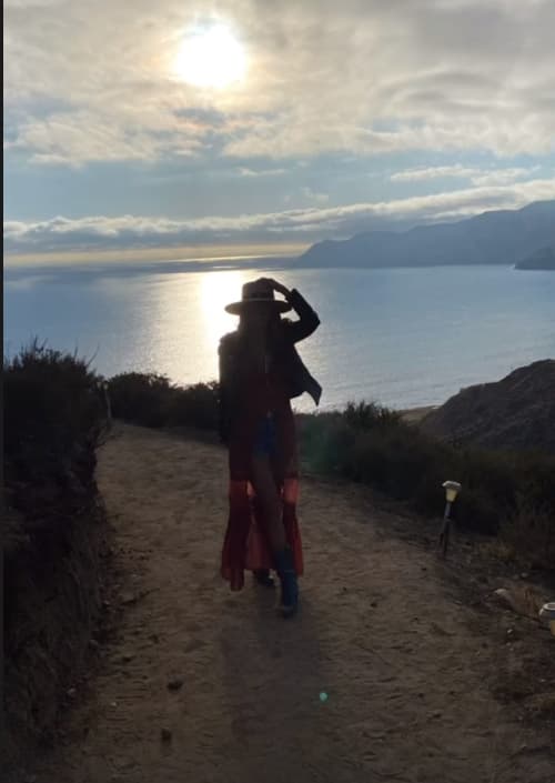 La presentadora estuvo en la zona norte del país azteca, de donde es originaria.