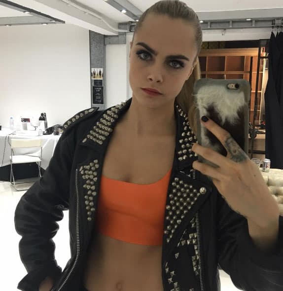 O que hasta para el gym van súper fashion, como Cara Delevingne.