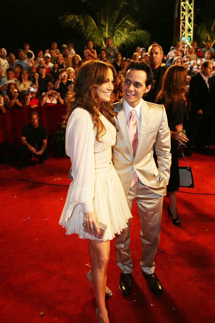 <b>2007</b>
<br>Jennifer Lopez y Marc Anthony causaron furor con su presencia, desde su paso por la alfombra.