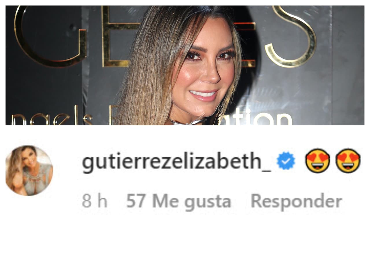 La actriz Elizabeth Gutiérrez también se unió así a la felicidad de la centroamericana.