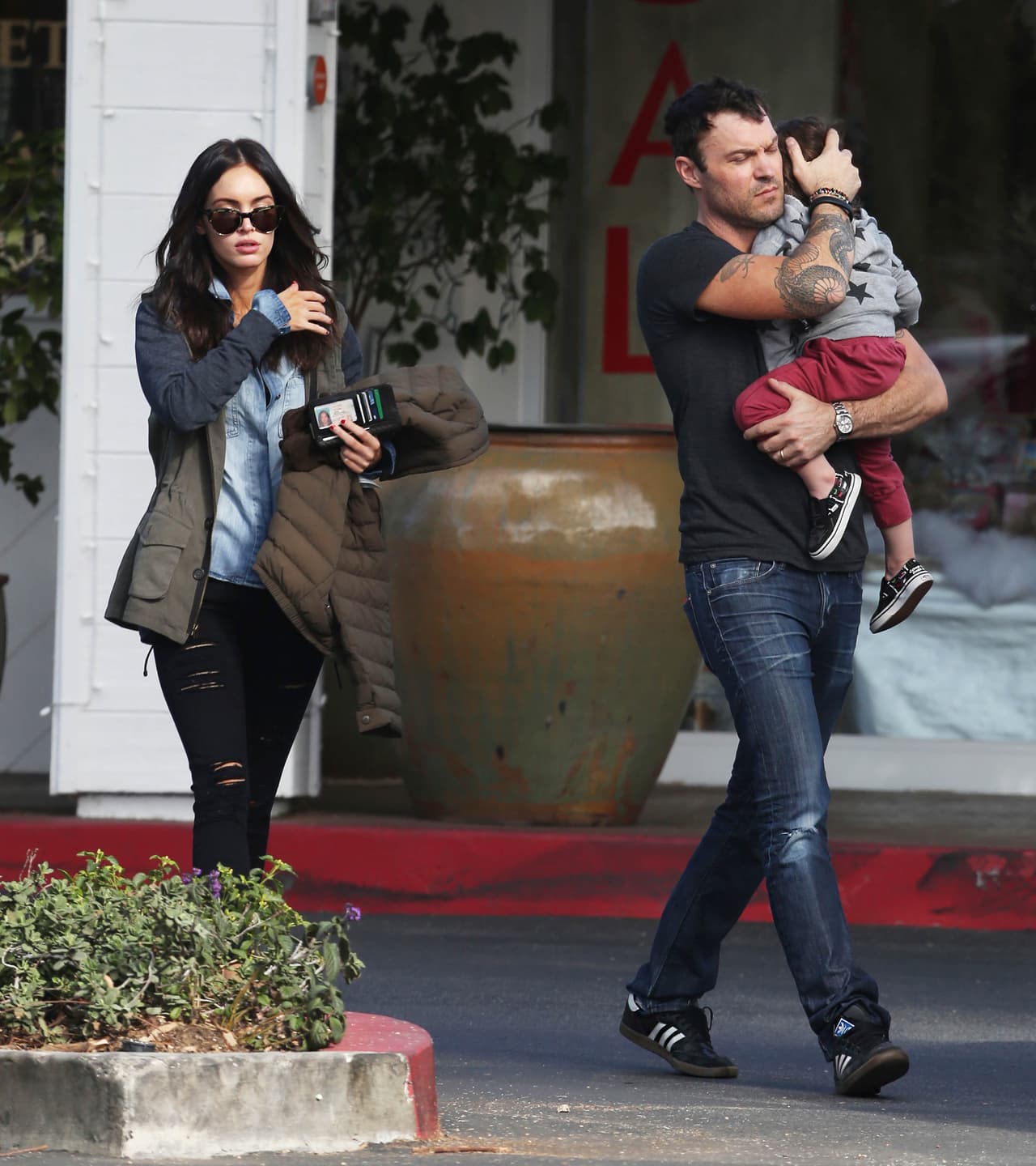 Cuando nació su primer hijo, la pareja trató de mantenerse un poco alejada de las cámaras.