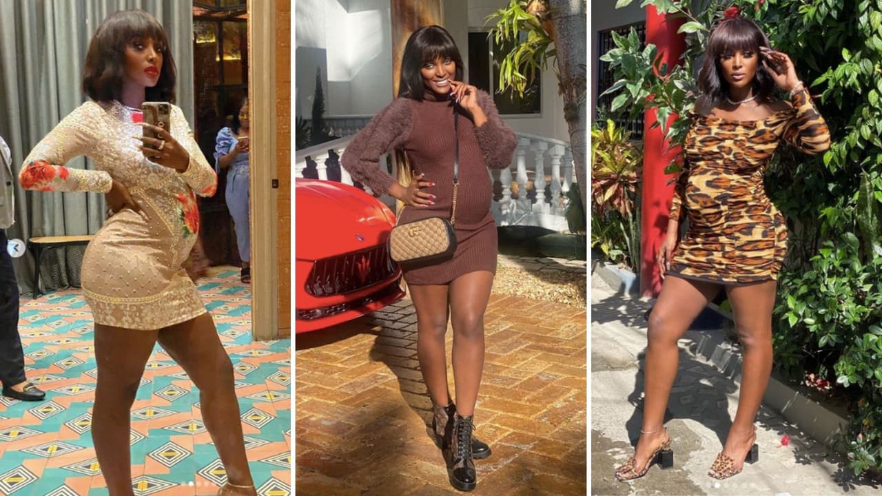 Los vestidos ceñidos y cortos también han sido parte de su guardarropa de maternidad.