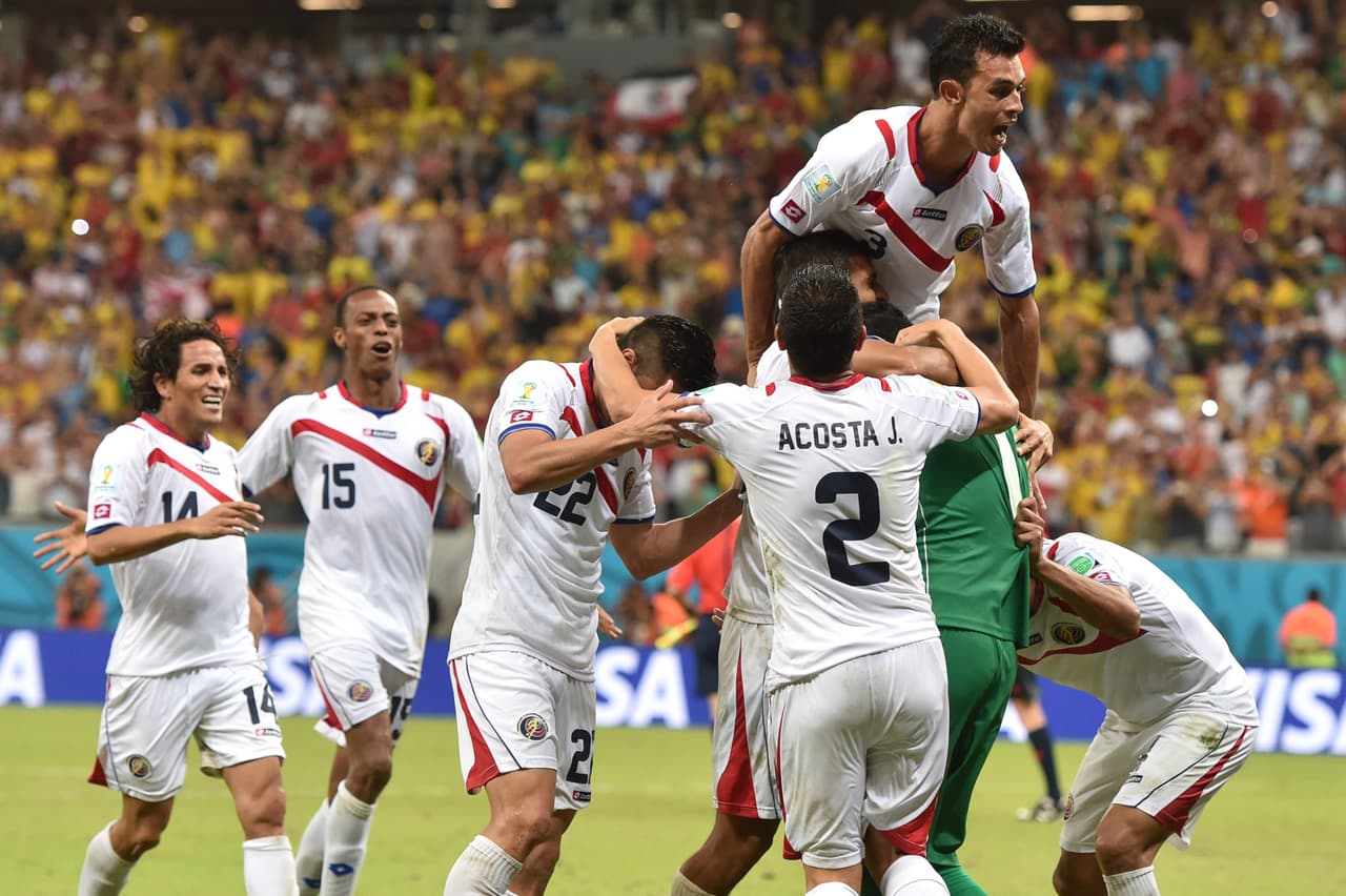 Costa Rica ha participado en cuatro Copas del Mundo y su máximo logró en la justa fue en el Mundial de 2014 donde se ubicó en el octavo sitio al superar una primera fase muy complicada.