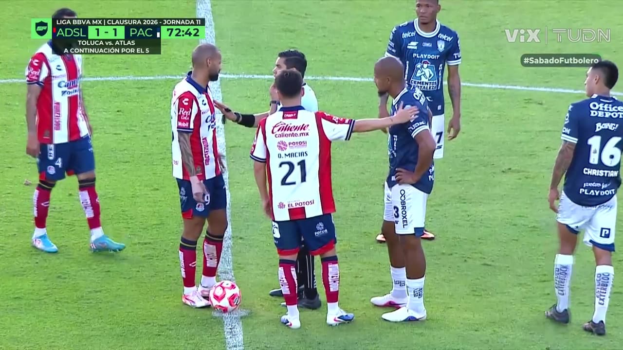 ¿Qué está pasando? ¡Cuarto gol anulado en el San Luis vs. Pachuca!