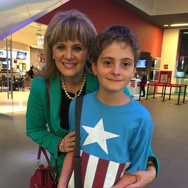 Y también el pequeño Nicolás, ¡pues tiene a una de las mamás más guapas!