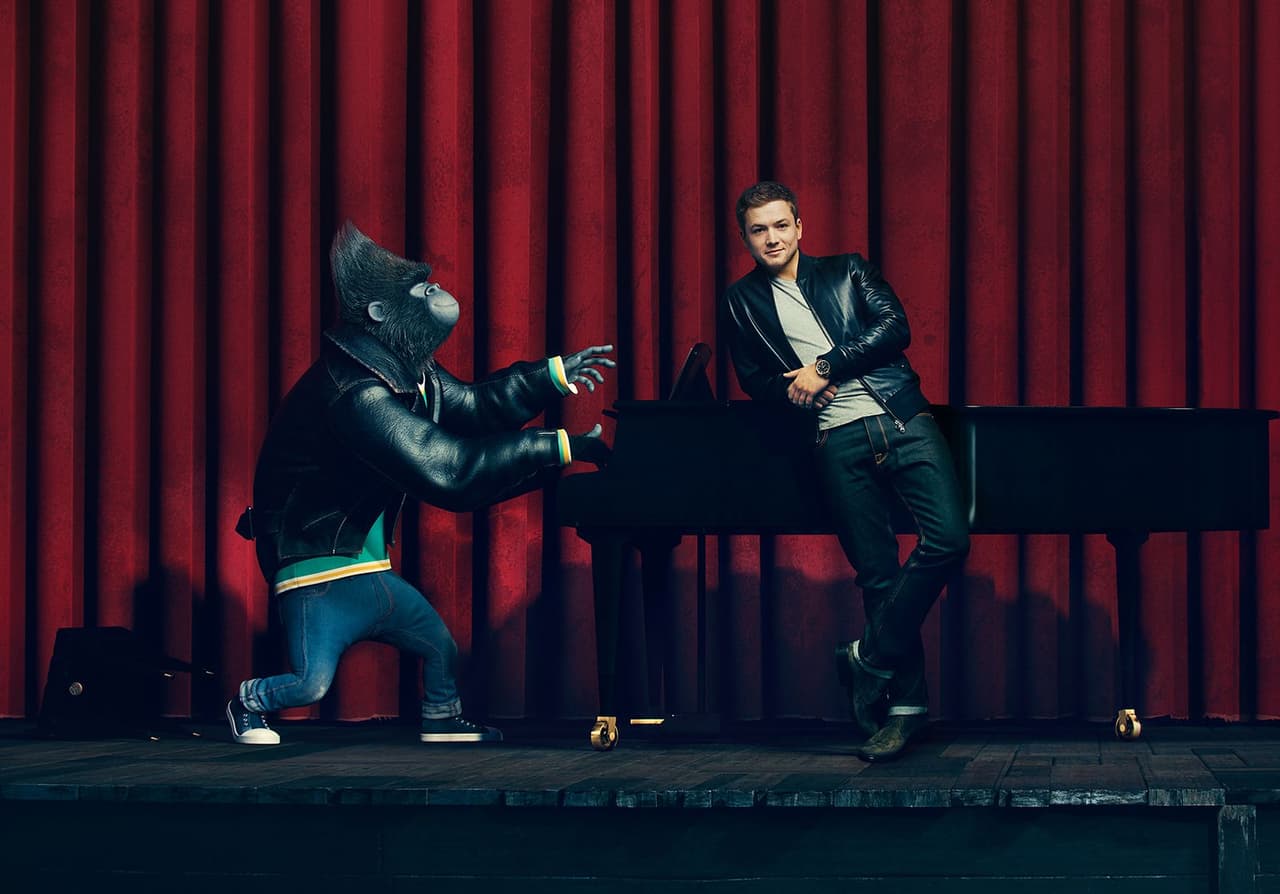 Johnny es un gorila adolescente con la voz Taron Egerton.