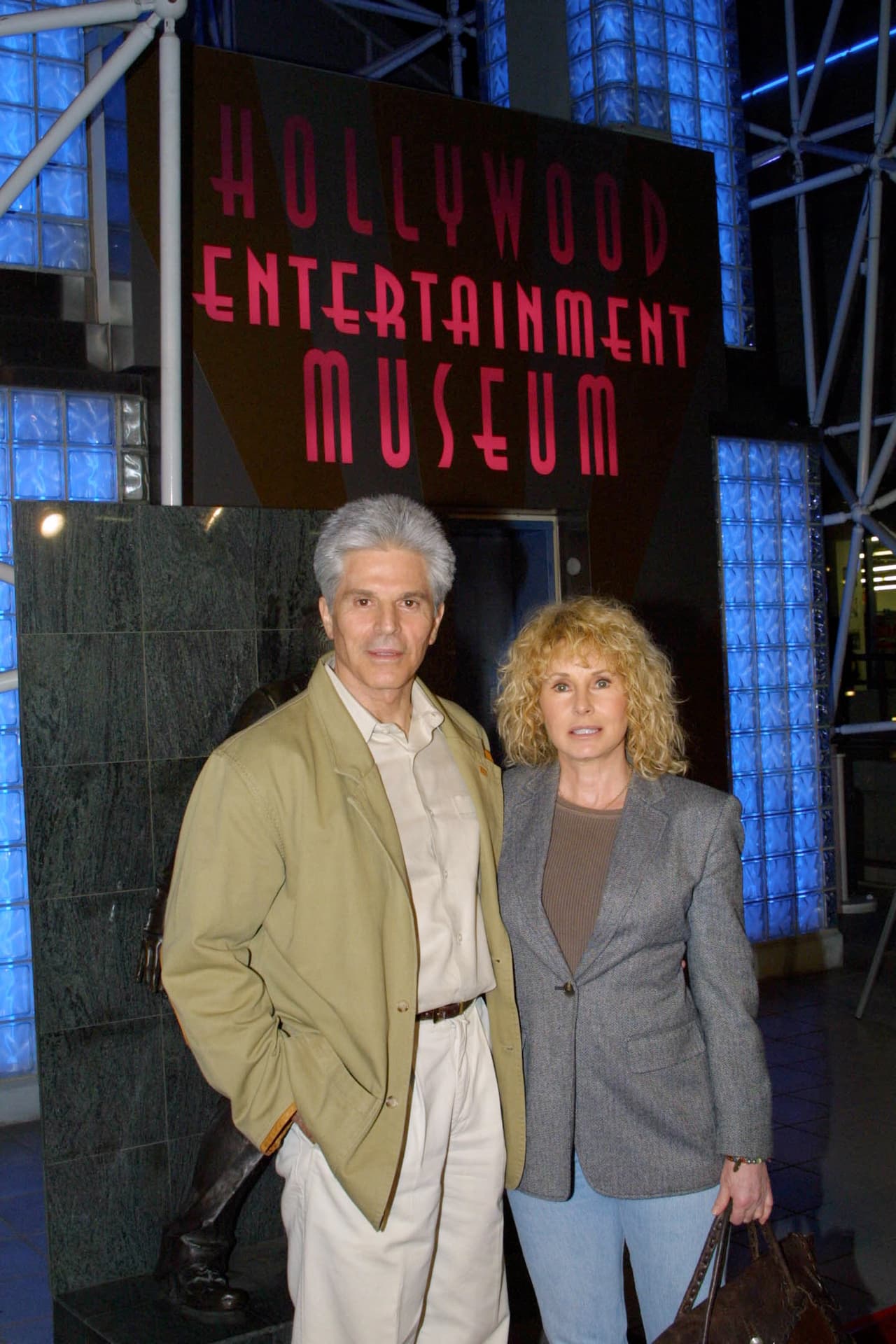 Jorge Rivero y su esposa, 2001