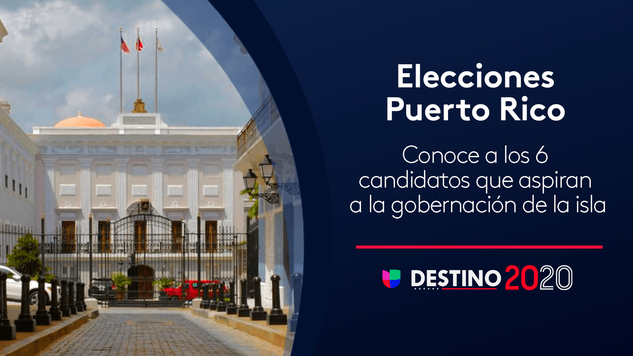 Conoce a los seis candidatos que buscan tu voto para quedarse con la gobernación de Puerto Rico 