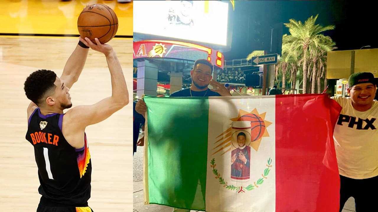 Hablando de lo cultural, Booker comenta “lo veo a diario… soy afortunado lo veo en los alrededores, en las gradas y en la ciudad”.