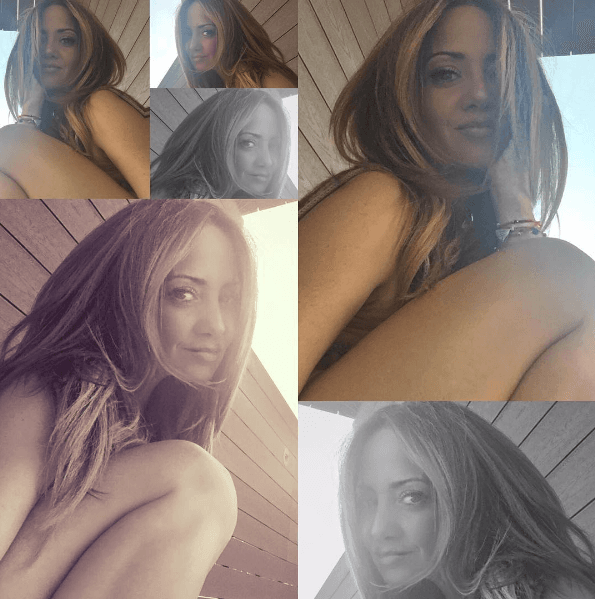 Andrea Legarreta en una foto que 'echa a volar la imaginación'.