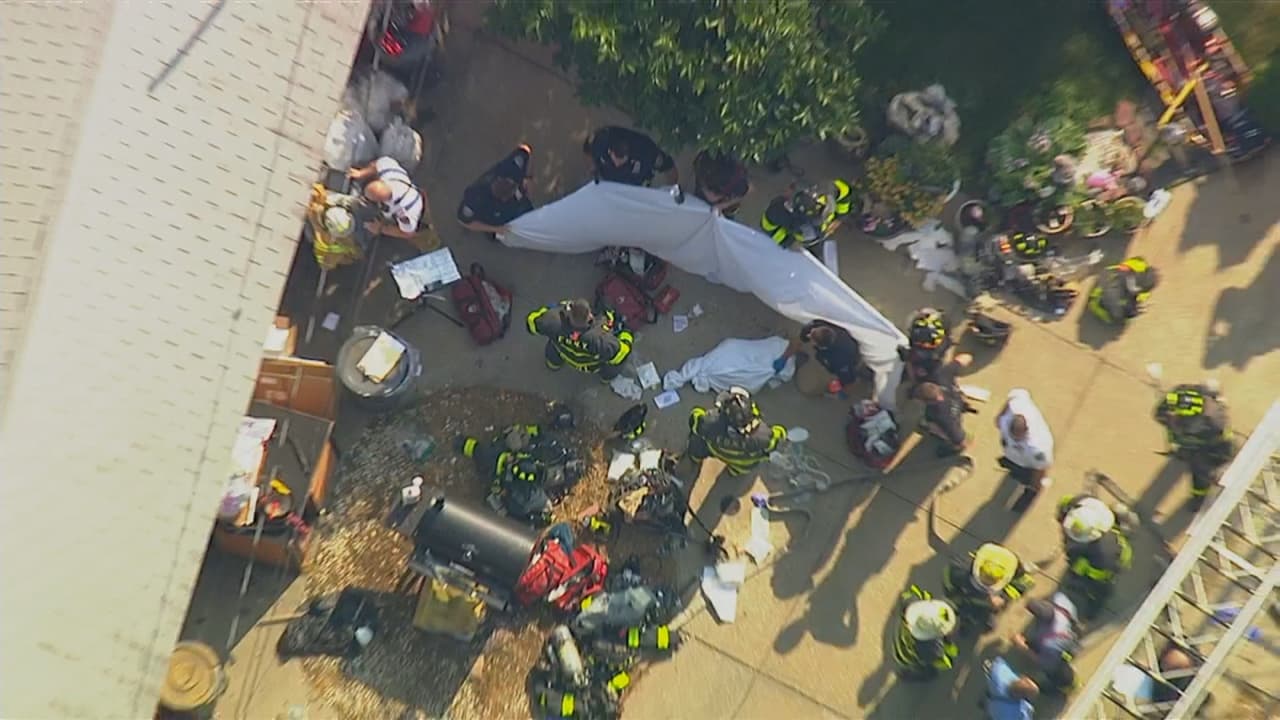 Niña de seis años y dos adultos mueren tras incendiarse una casa en Queens 