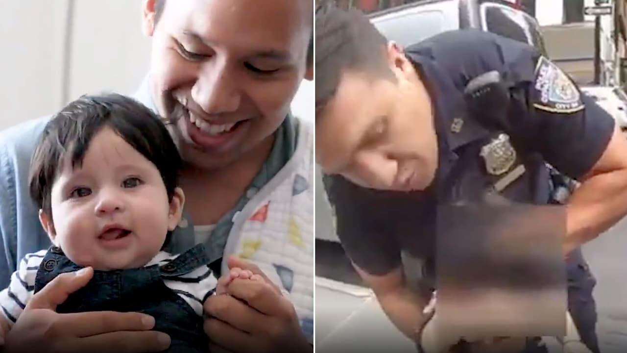 Policías de NY salvan a un bebé que se asfixiaba en las calles de Brooklyn