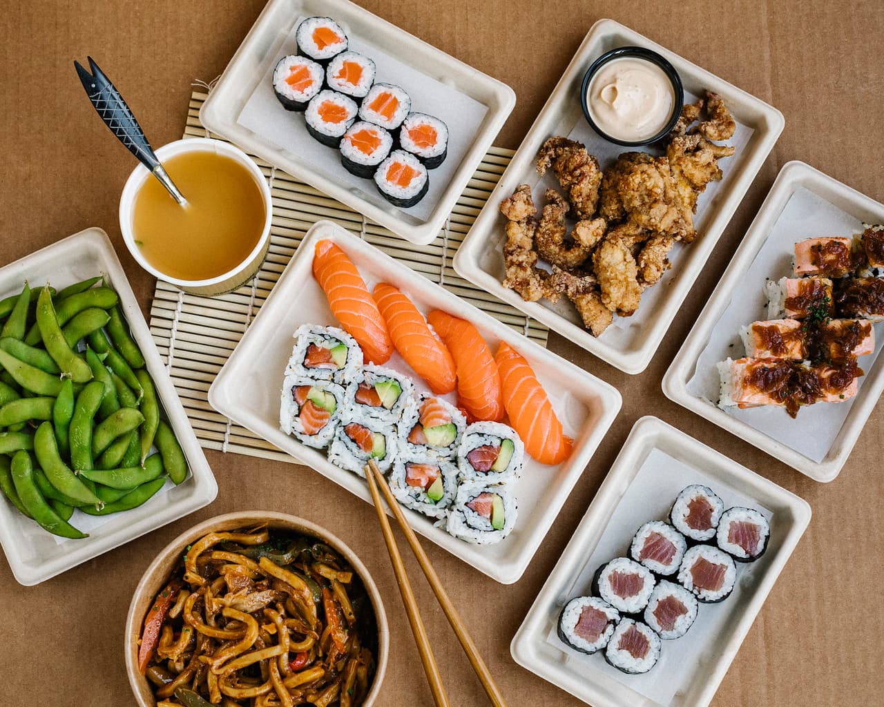 El sushi es su platillo predilecto.