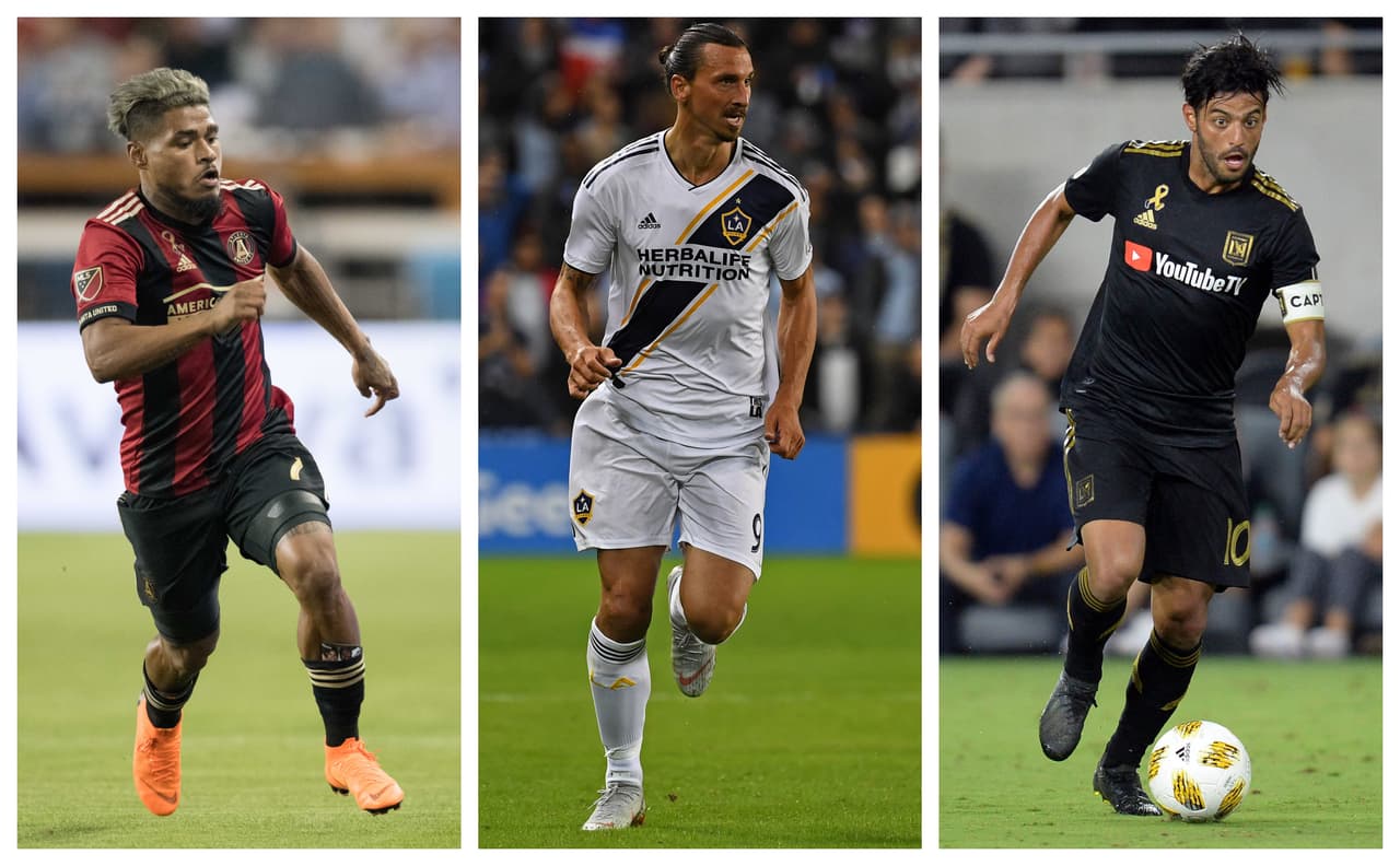 La MLS busca al MVP de 2018: Josef Martínez, Zlatan Ibrahimovic y Carlos Vela, los candidatos más fuertes
