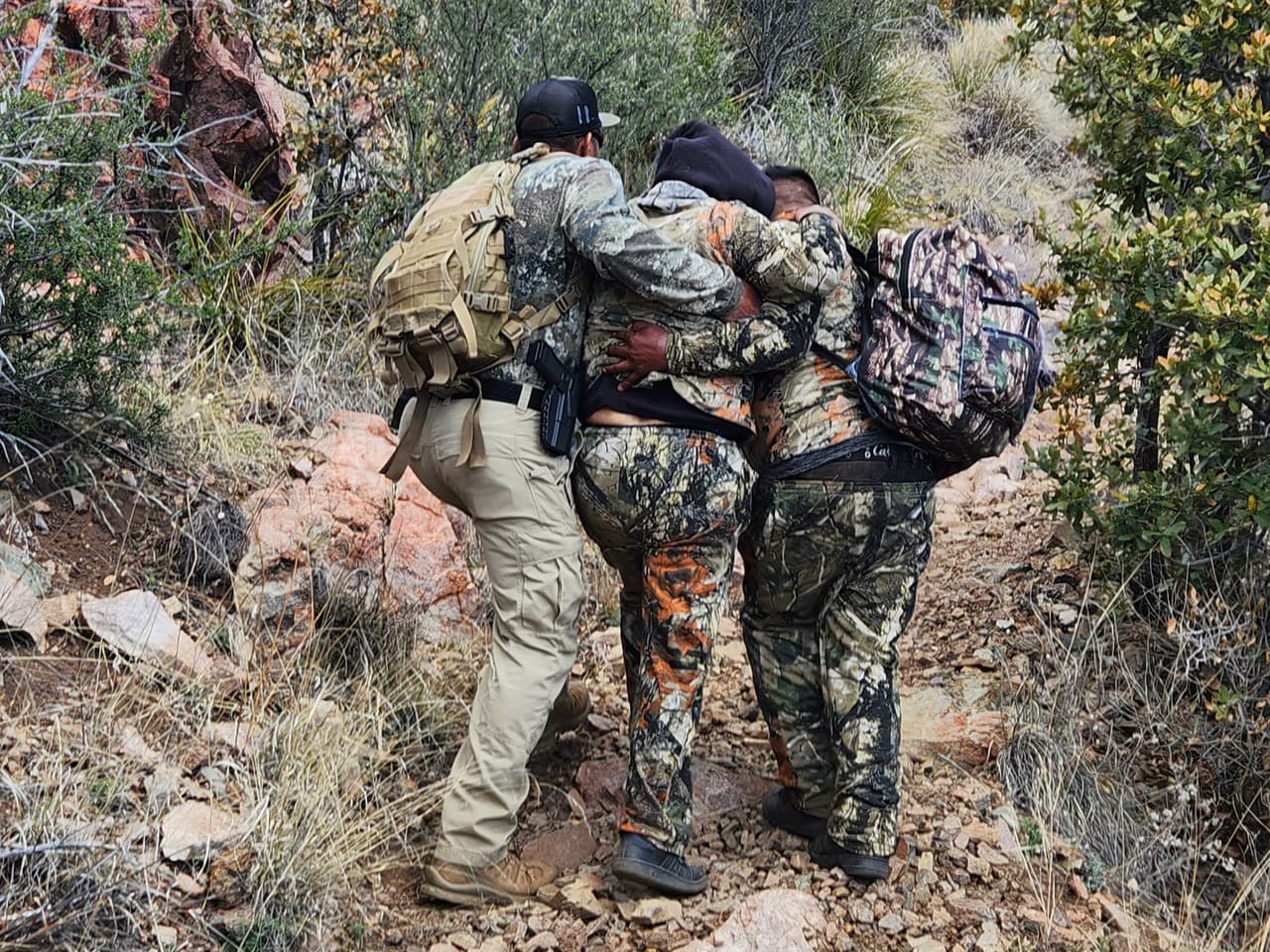 La mujer fue encontraba con un avanzado estado de deshidratacion.