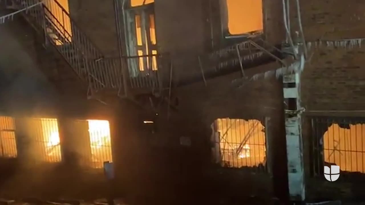 Mayúsculo incendio en Passaic se vio hasta en el radar meteorológico