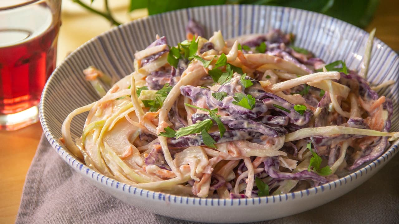 Ensalada de col americana (tipo KFC)