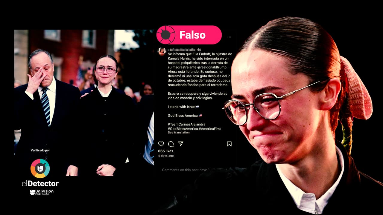 Ella Emhoff, hijastra de Kamala Harris, NO fue internada en un psiquiátrico tras el triunfo electoral de Trump 