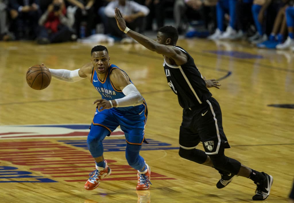 Carmelo Anthony y Russell Westbrook, quien incluso ha sido elogiado por Michael Jordan, estuvieron frente al público mexicano.