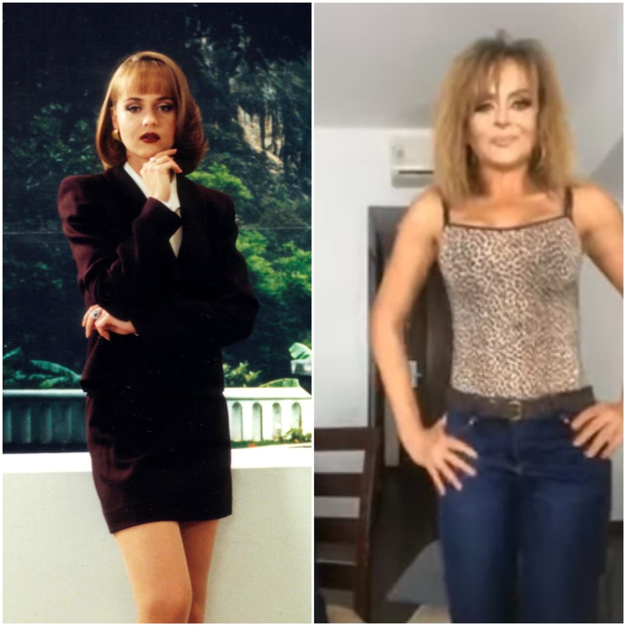 "Cuando llegué aquí a México y me pesé... me faltan 3 kilos (6 libras) para tener el mismo (peso) que tenía en 'La Usurpadora'", dijo mientras mostraba su figura. 
<br>