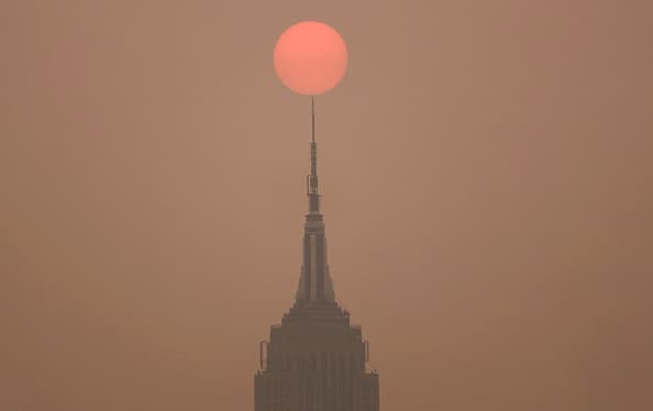 Una hermosa imagen captada por el 
<a href="https://twitter.com/GaryHershorn" target="_blank">fotógrafo Gary Hershorn</a>. 
<br>