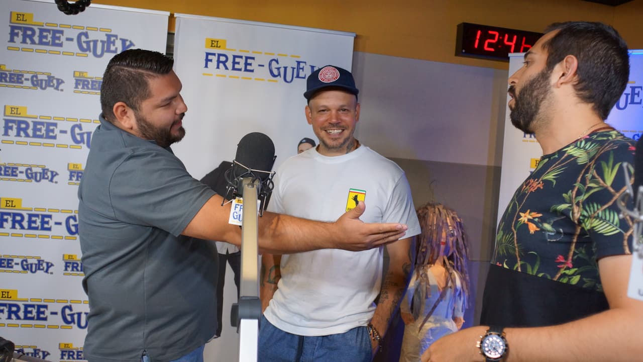 Residente se la pasó a todo dar con El Tambochi y El Compa Ivan.