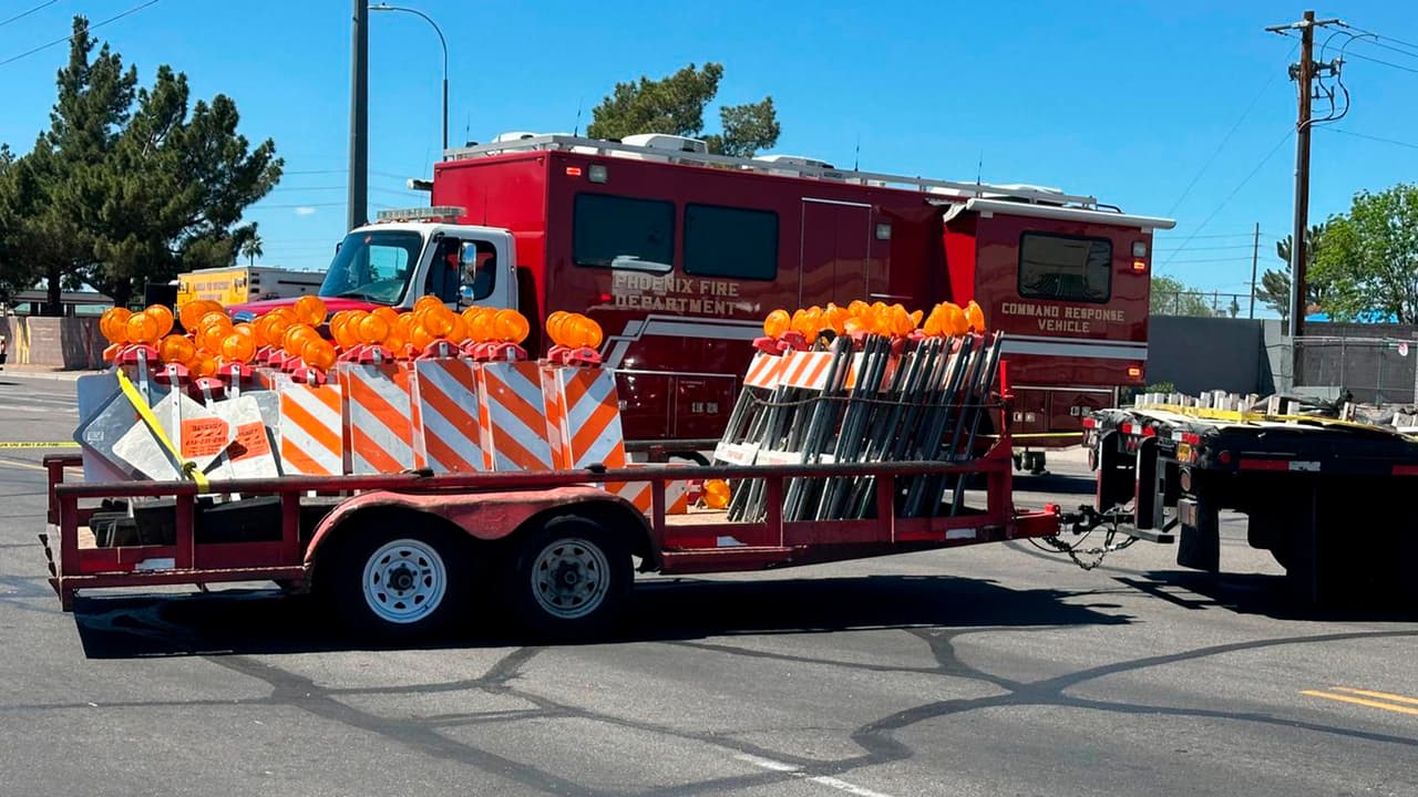 Accidente provoca una fuga de gas y obliga a evacuar al norte de Phoenix