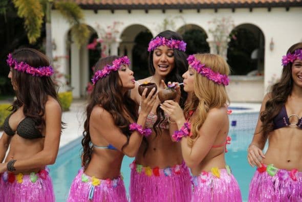 Las chicas disfrutaron de una sesión de fotos muy tropicales bajo el sol de Miami. Las finalistas pasaron una tarde de fiesta y regalaron sus mejores poses para todos los fans que las estarán apoyando en esta nueva aventura. Aleyda, Alina, Ali, Carolina, Gabriela, Josephine, María, María Elena, Nabila, Prissila, Valeria o Yesenia... ...¿Cuál es tu hawaiana favorita?
