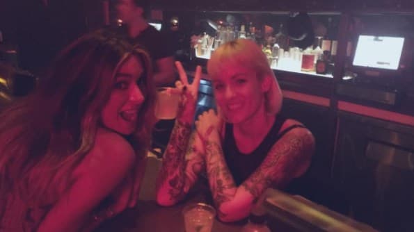 En sus redes sociales compartió fotos de lo bien que la estaba pasando en el Sound Nightclub.