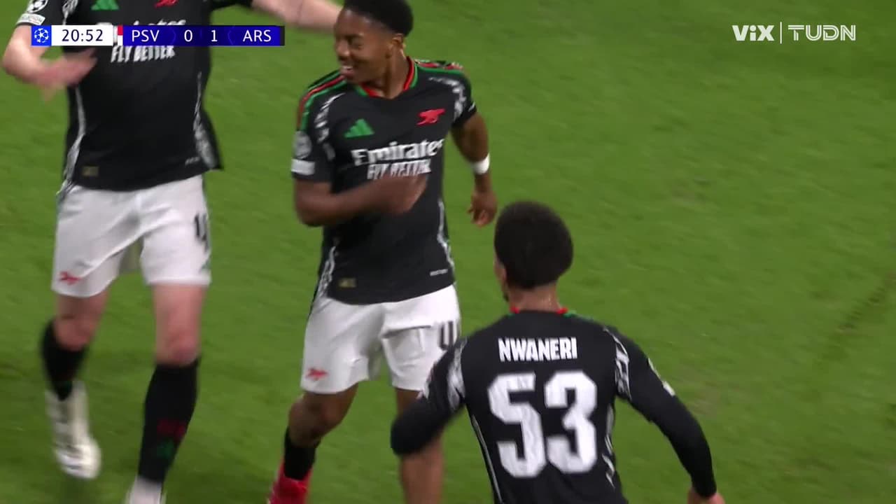 ¡Arsenal imparable! Golazo de Nwaneri  para el 0-2