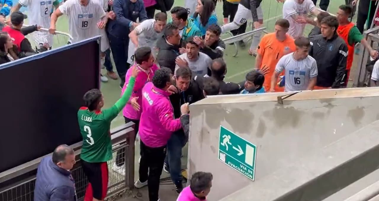 ¡Bronca! Termina calientito el México vs. Uruguay de Panamericanos