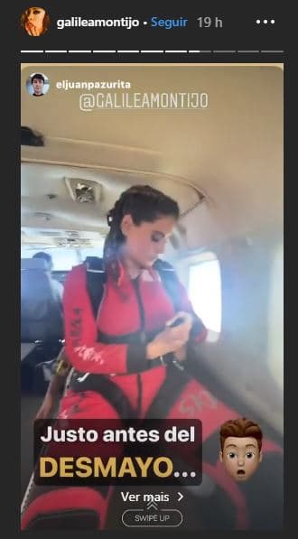 La conductora de 46 años de edad aseguró que se encontraba bien de salud. "Logré aventarme del paracaídas, las cosas se salieron de control, me desmayé... pero todo está bien, todo está bien. Lo hice, estoy muy orgullosa de mí porque lo hice, finalmente".