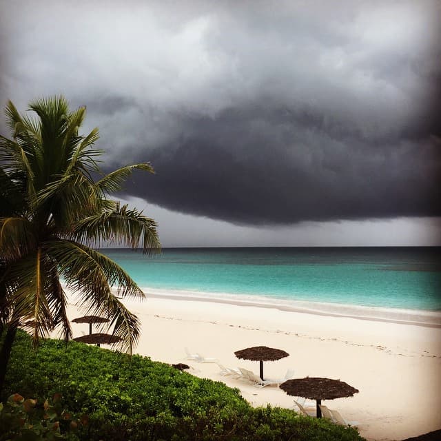 La vista del hotel donde se hospedaron era inigualable.