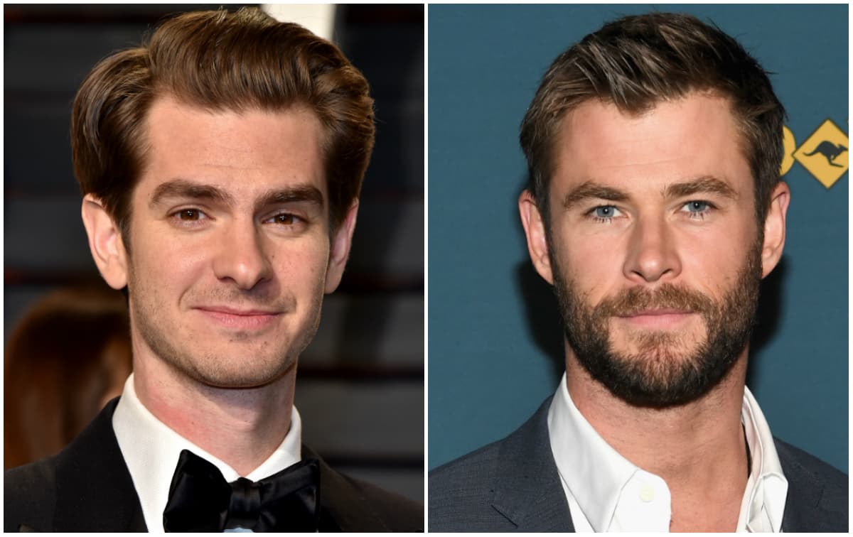 <b> Andrew Garfield </b>y
<b> Chris Hemsworth </b>están en la plena juventud con
<b> 33 años</b>.