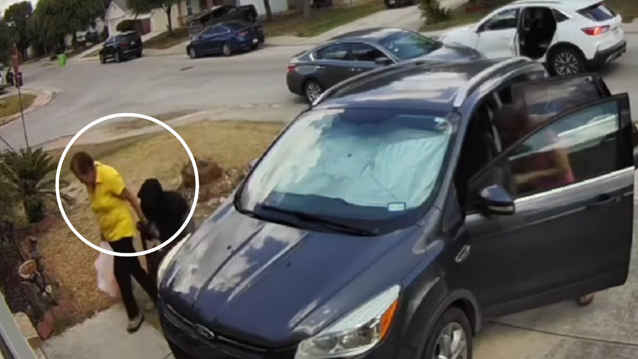 Robos en San Antonio: Una mujer mayor es asaltada en 6 segundos afuera de su casa