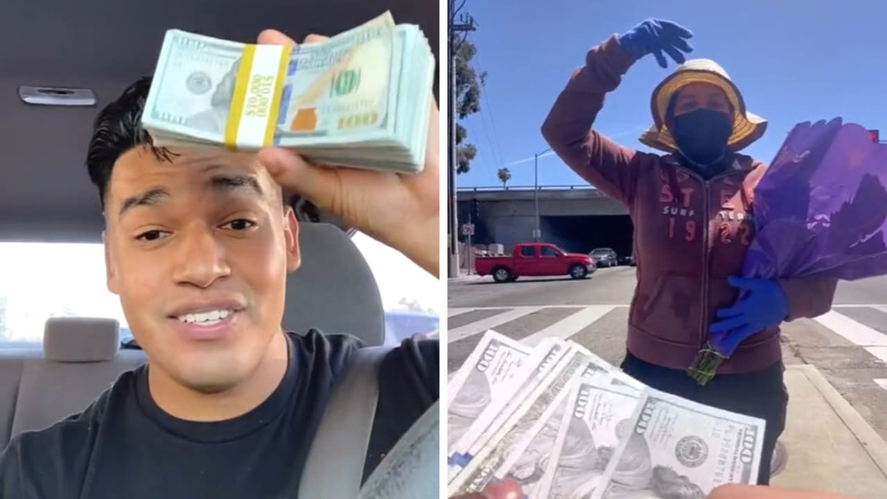Joven mexicano conquista a TikTok por la manera en que ayuda a vendedores ambulantes
