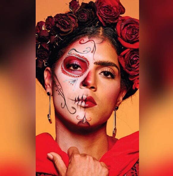 Cuando Francisca Lachapel se puso en la piel de Frida Kahlo.