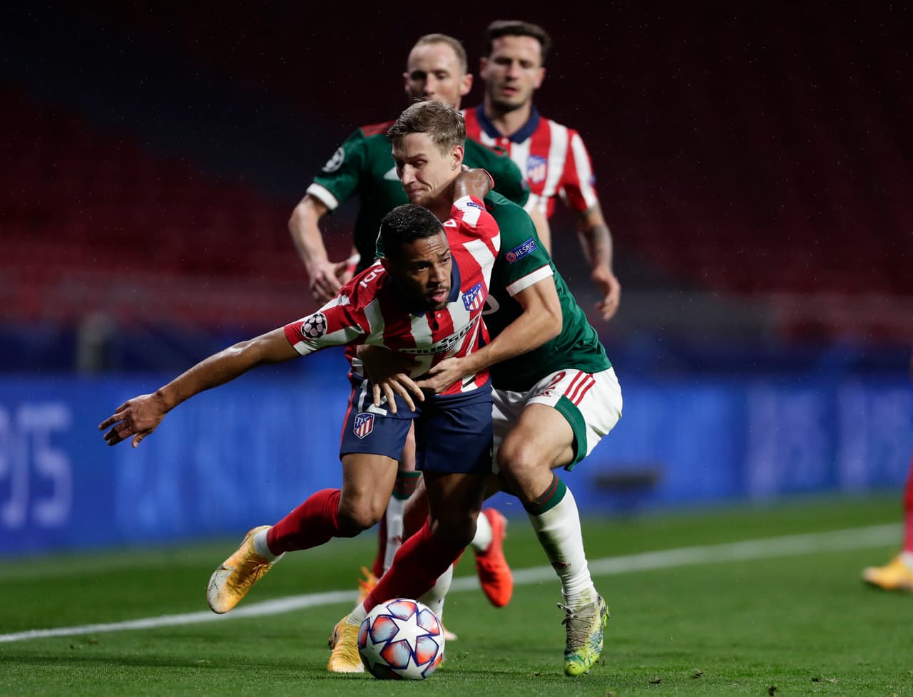 El Atlético de Madrid sufre frente al Lokomotiv de Moscú y se conforman con un punto al empatar 0-0.