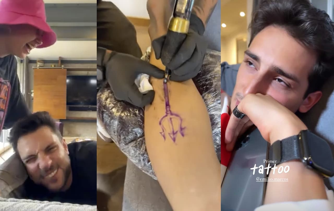 Nicola y Emilio se tatúan juntos