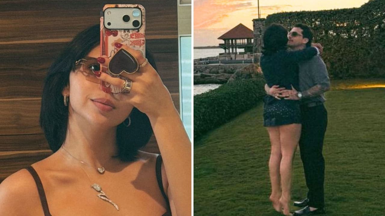 Ángela Aguilar muestra lo que sería su baño y queda al descubierto ¿una foto inédita con Nodal?