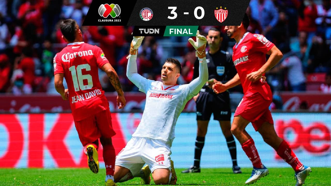 Toluca cumplió su tarea, venció a Necaxa y aseguró cupo directo a la Liguilla